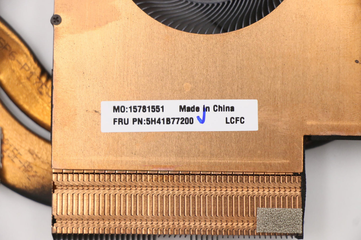 Lenovo Heatsink Fan+Heatsink N20E Sun - 5H41B77200