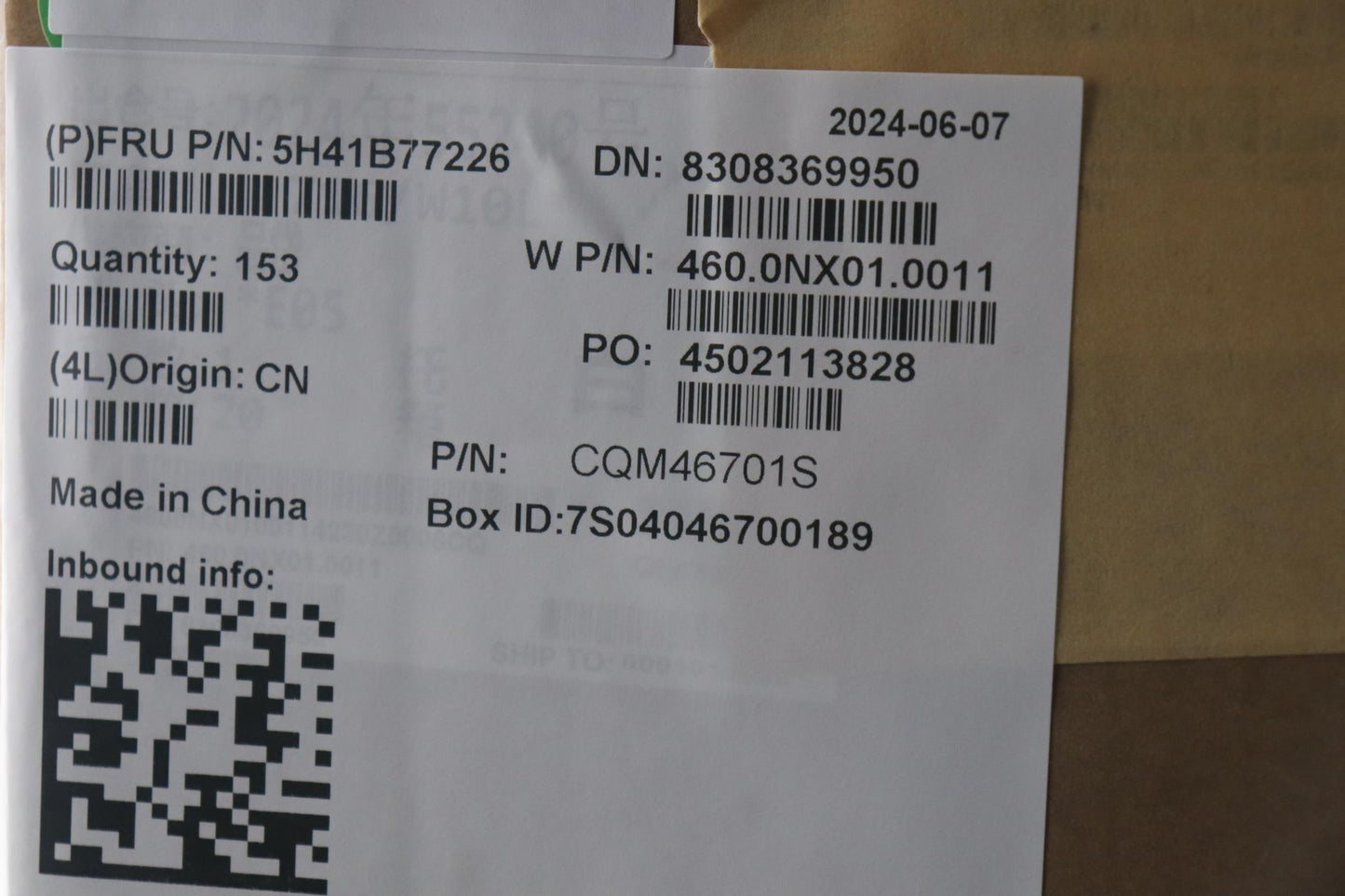 Lenovo Heatsink Fru Assy Thermal 500W - 5H41B77226