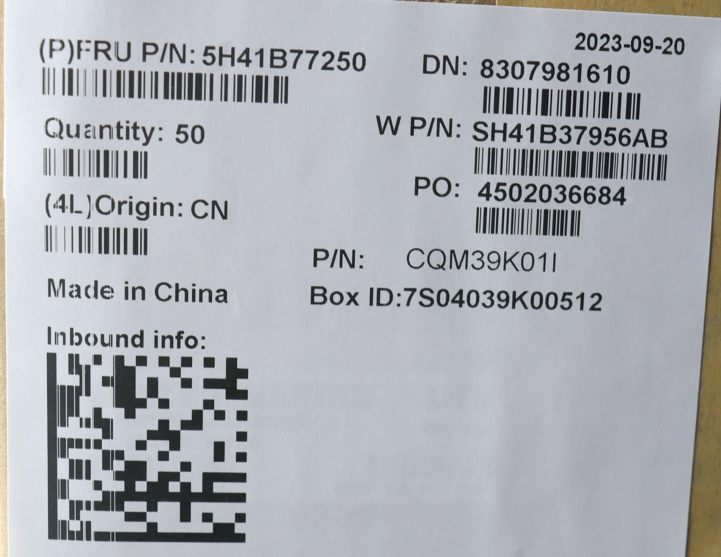 Lenovo Heatsink Fru Golemitlumathmass - 5H41B77250