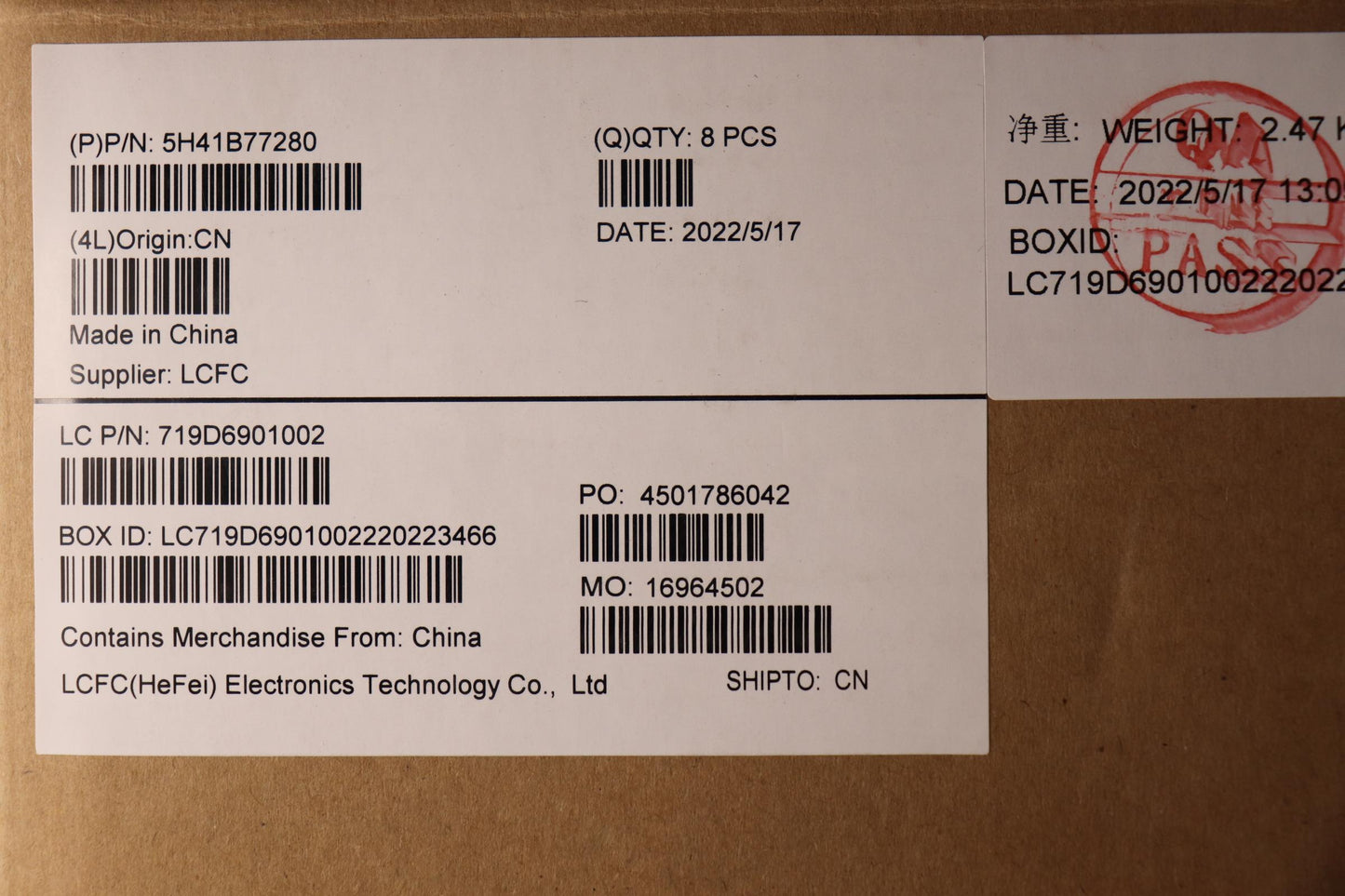 Lenovo Thermal Module JT6C0 for Intel SWG Systems - 5H41B77280