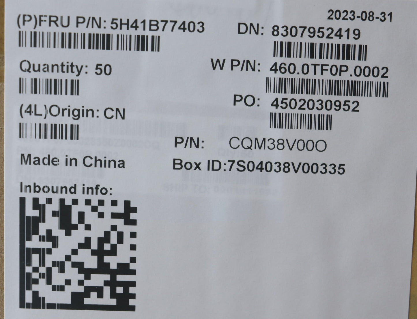 Lenovo Replacement Part - 5H41B77403