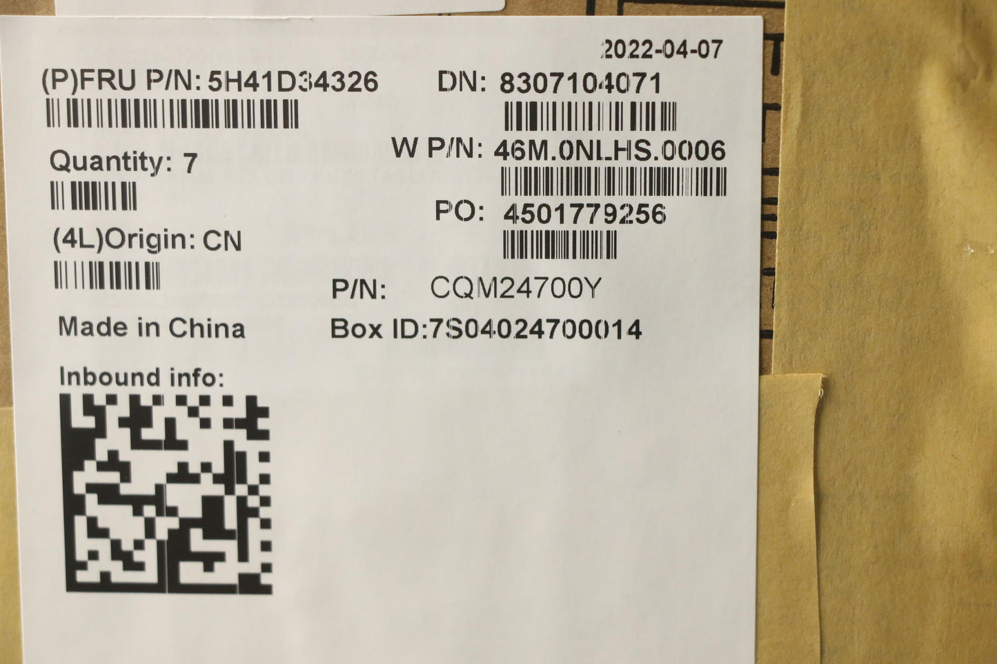 Lenovo Thermal Module for RTX Graphics - 5H41D34326