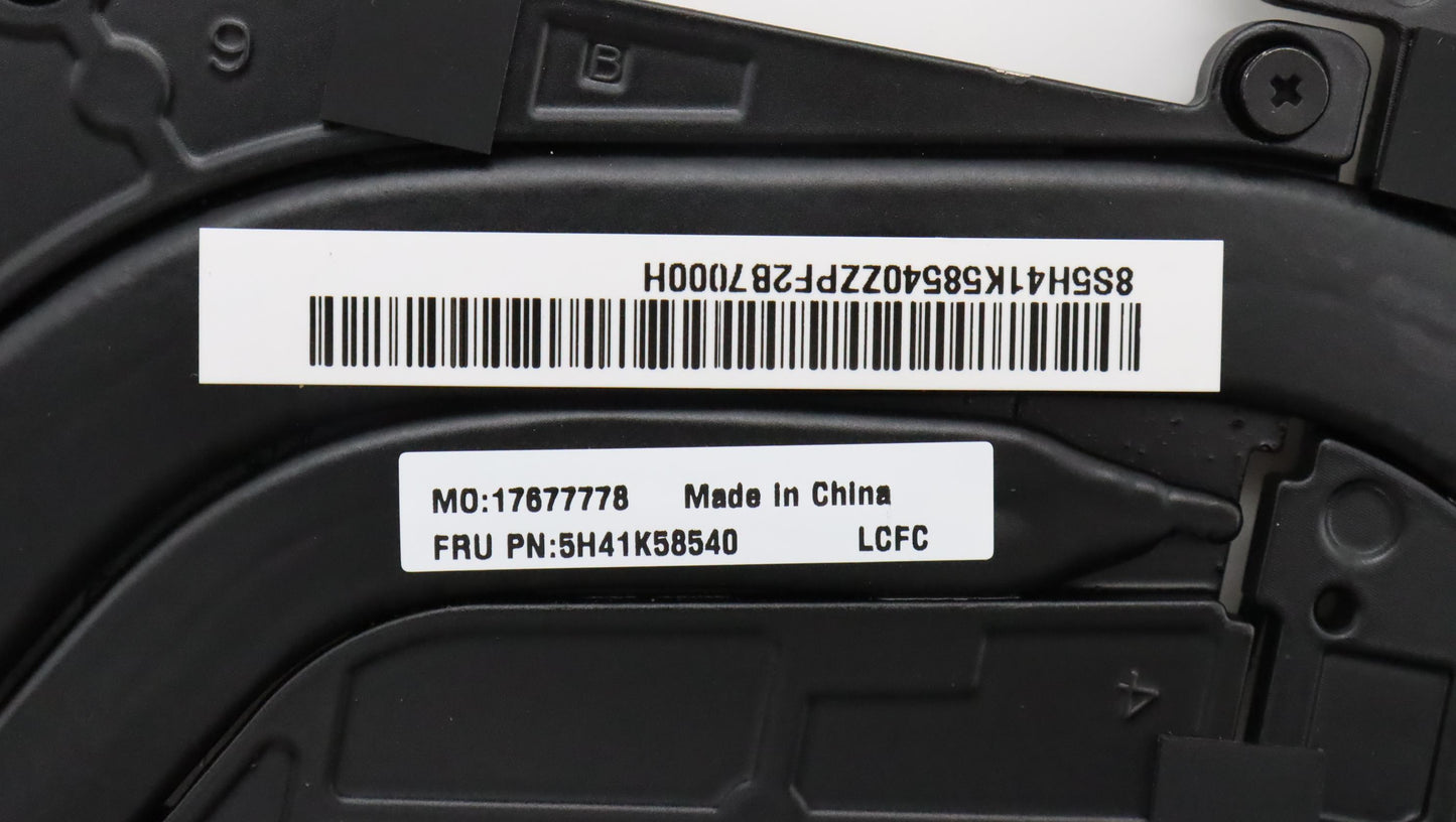 Lenovo Heatsink Thermal Module L 82Rc - 5H41K58540