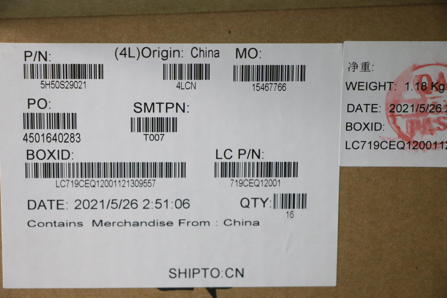 Lenovo Hinge Hinge L 82N3 Blue - 5H50S29021