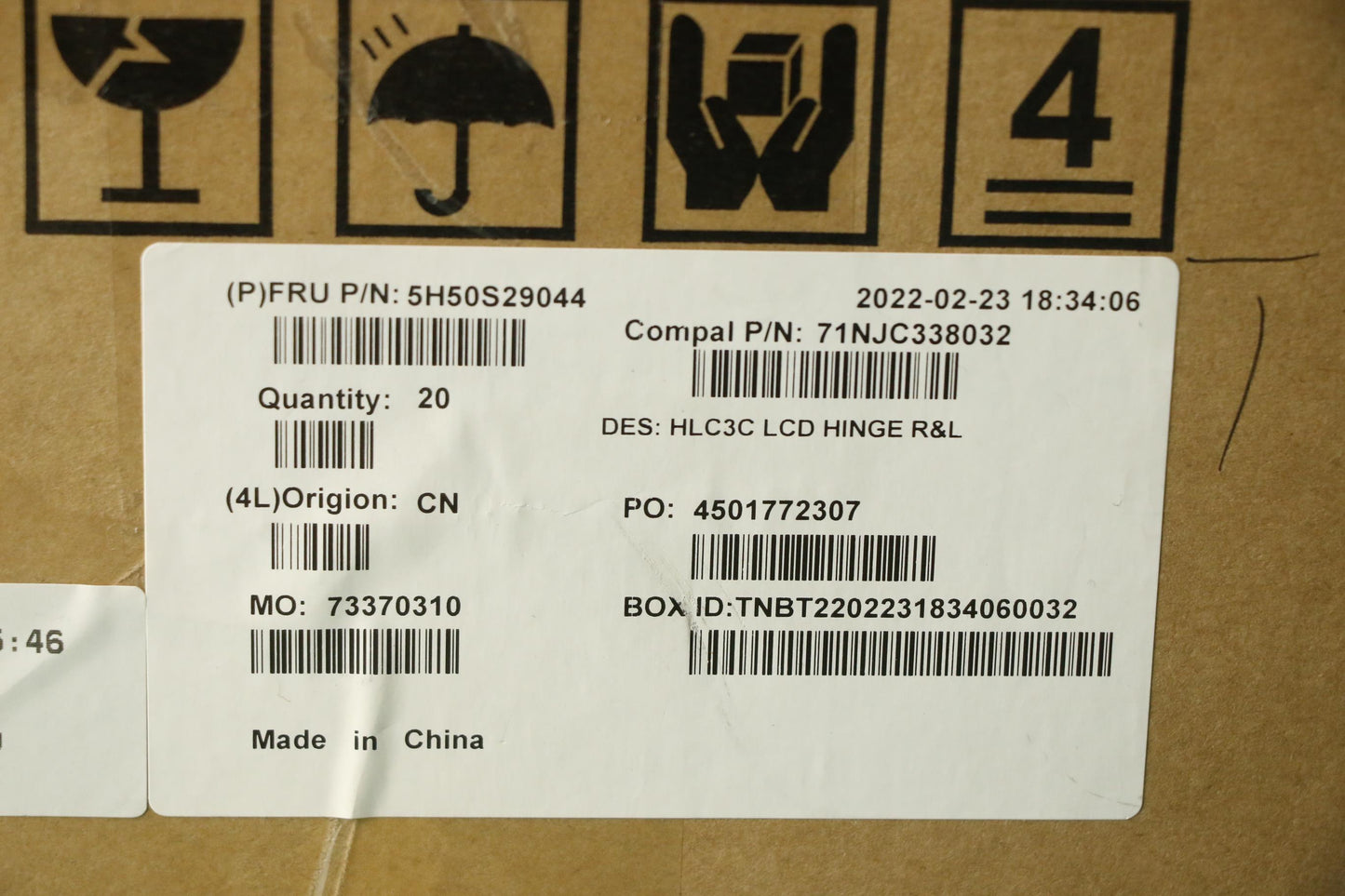 Lenovo Hinge Hinge C 82Ud R&L - 5H50S29044