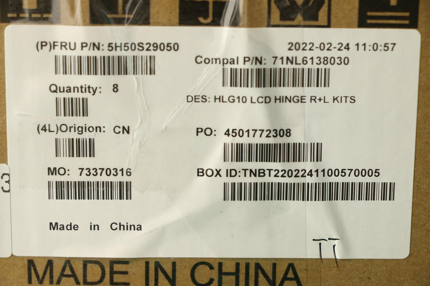 Lenovo Hinge Hinge C 82S9 R+L - 5H50S29050