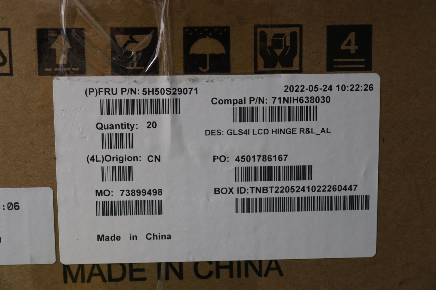 Lenovo Hinge Hinge C 82Sd Al - 5H50S29071