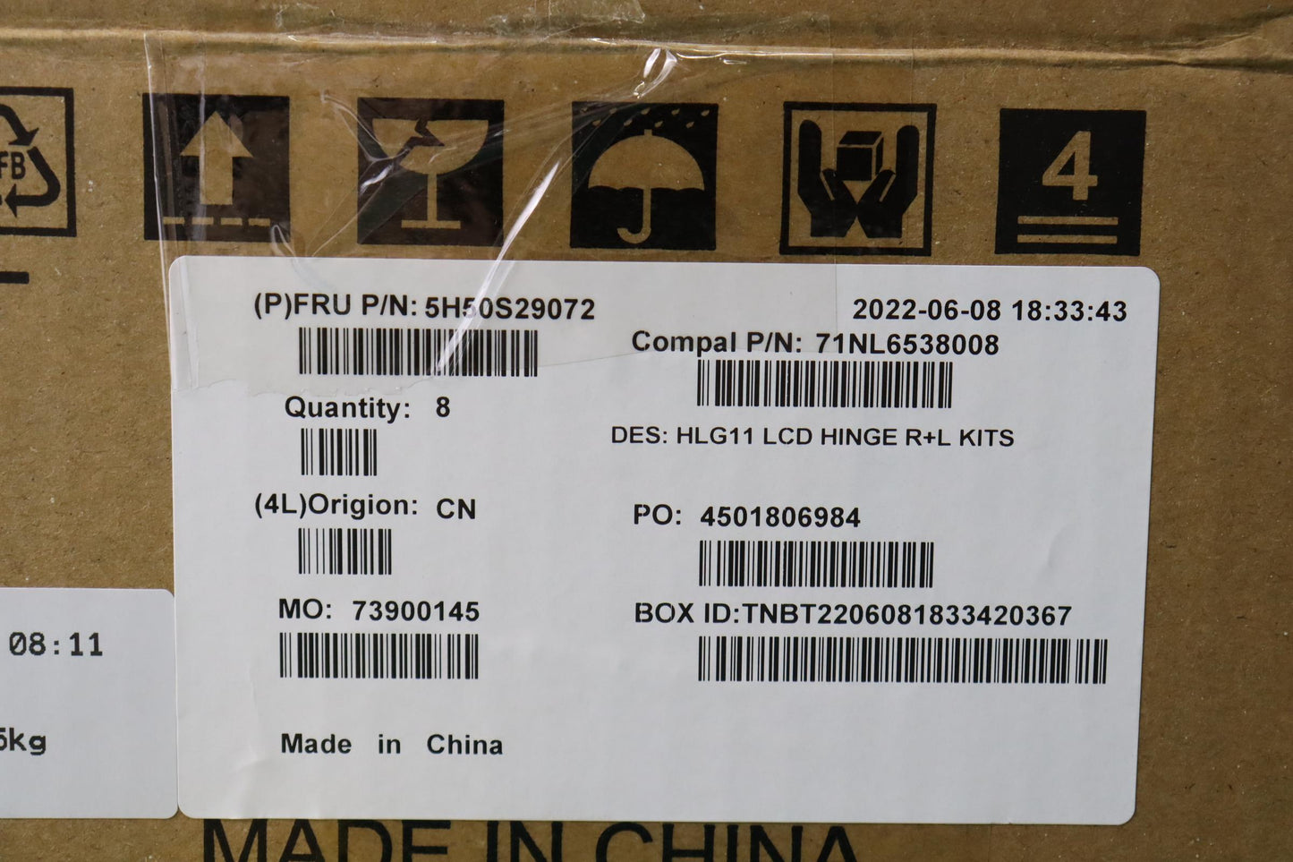 Lenovo Hinge Hinge C 82Sa Rl - 5H50S29072