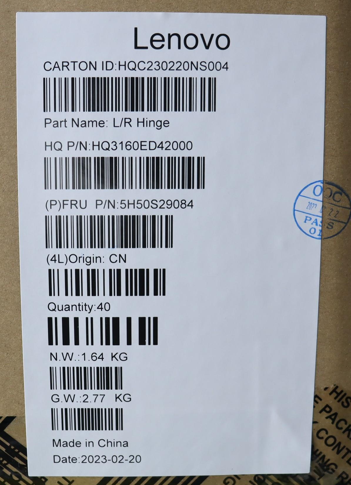 Lenovo Hinge Hinge H 21Eu Lr - 5H50S29084