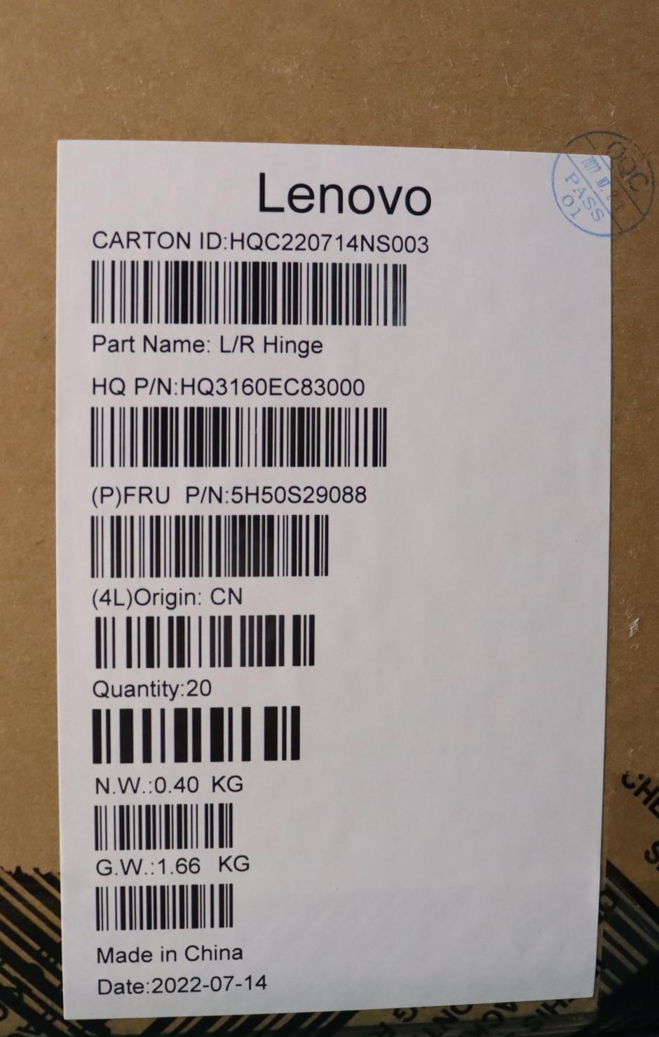 Lenovo Hinge Hinge H 21El Lr - 5H50S29088