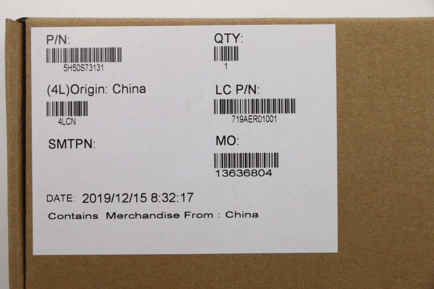 Lenovo Hinge Cable Assembly, E5A0 Kit A Hinge - 5H50S73131