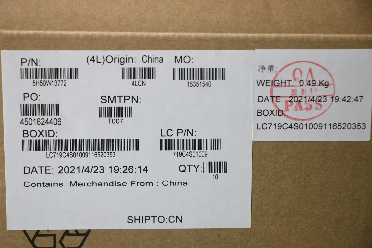 Lenovo Mechanical Assemblies - 5H50W13772