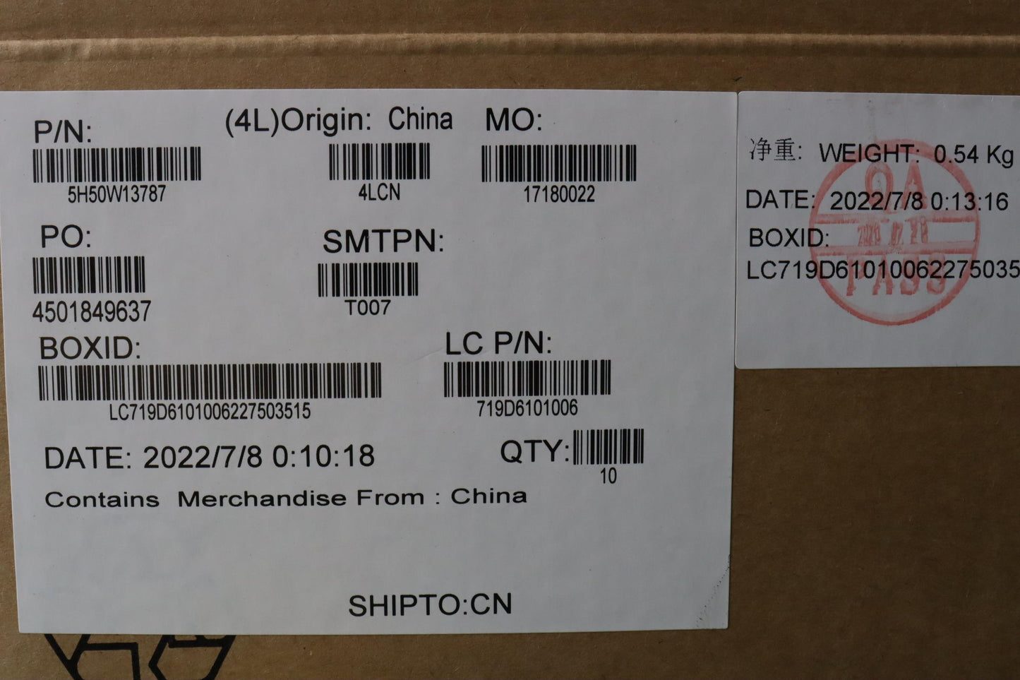 Lenovo Hinge Accessory Kit, AVC PC T14G3, FRU - 5H50W13787