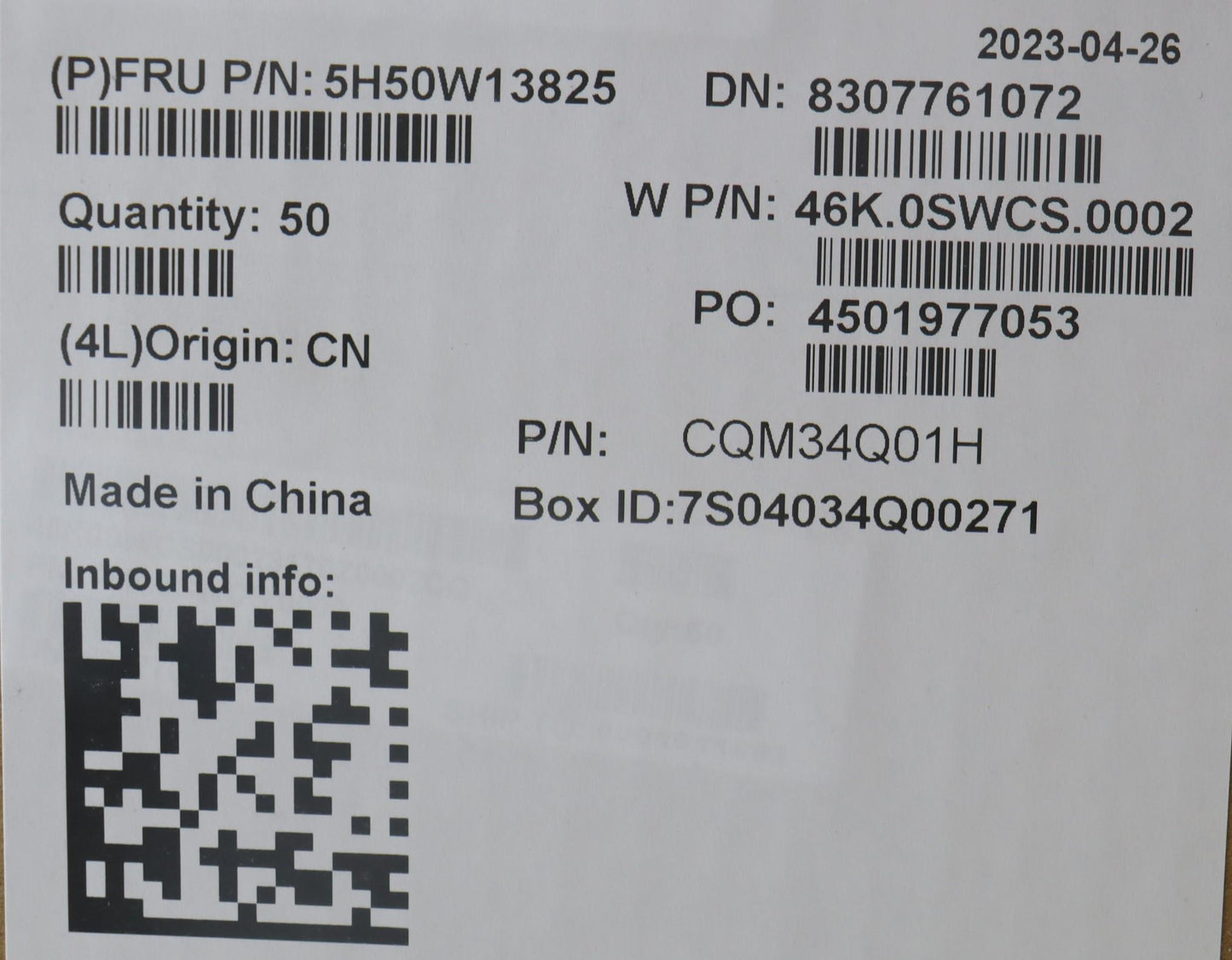Lenovo Hinge Fru Hinge Hinge Set L+R - 5H50W13825