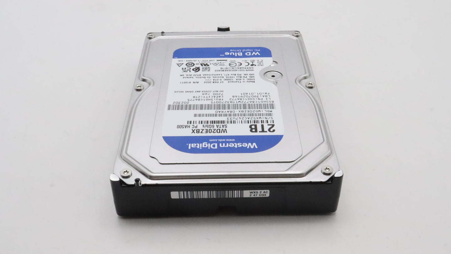 Lenovo (5HD1C86775) 2TB HDD, 3.5", 7200RPM, SATA, 6Gb/s