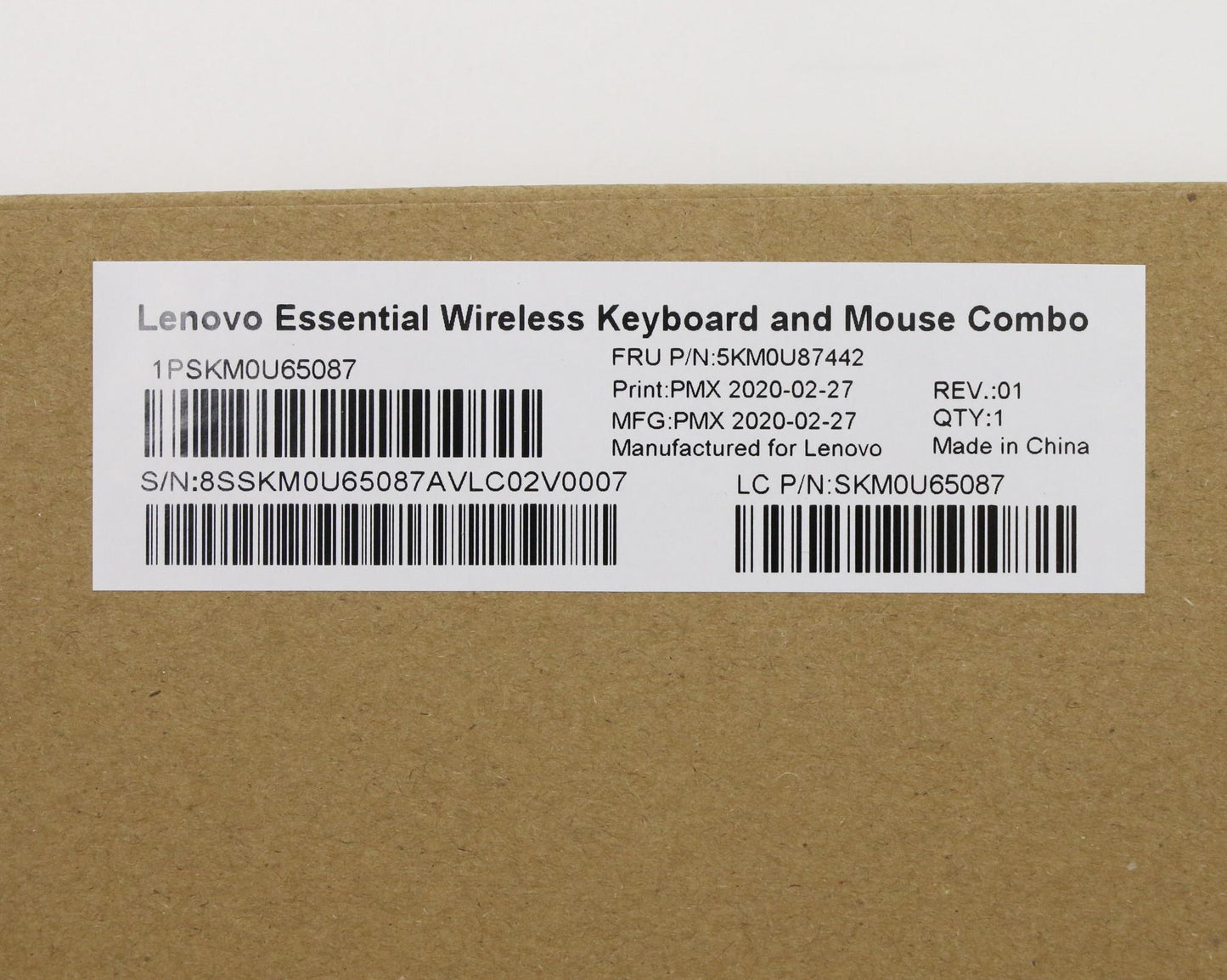 Lenovo Wl Km Gy Gyw Ger 129 Primax - 5KM0U87442