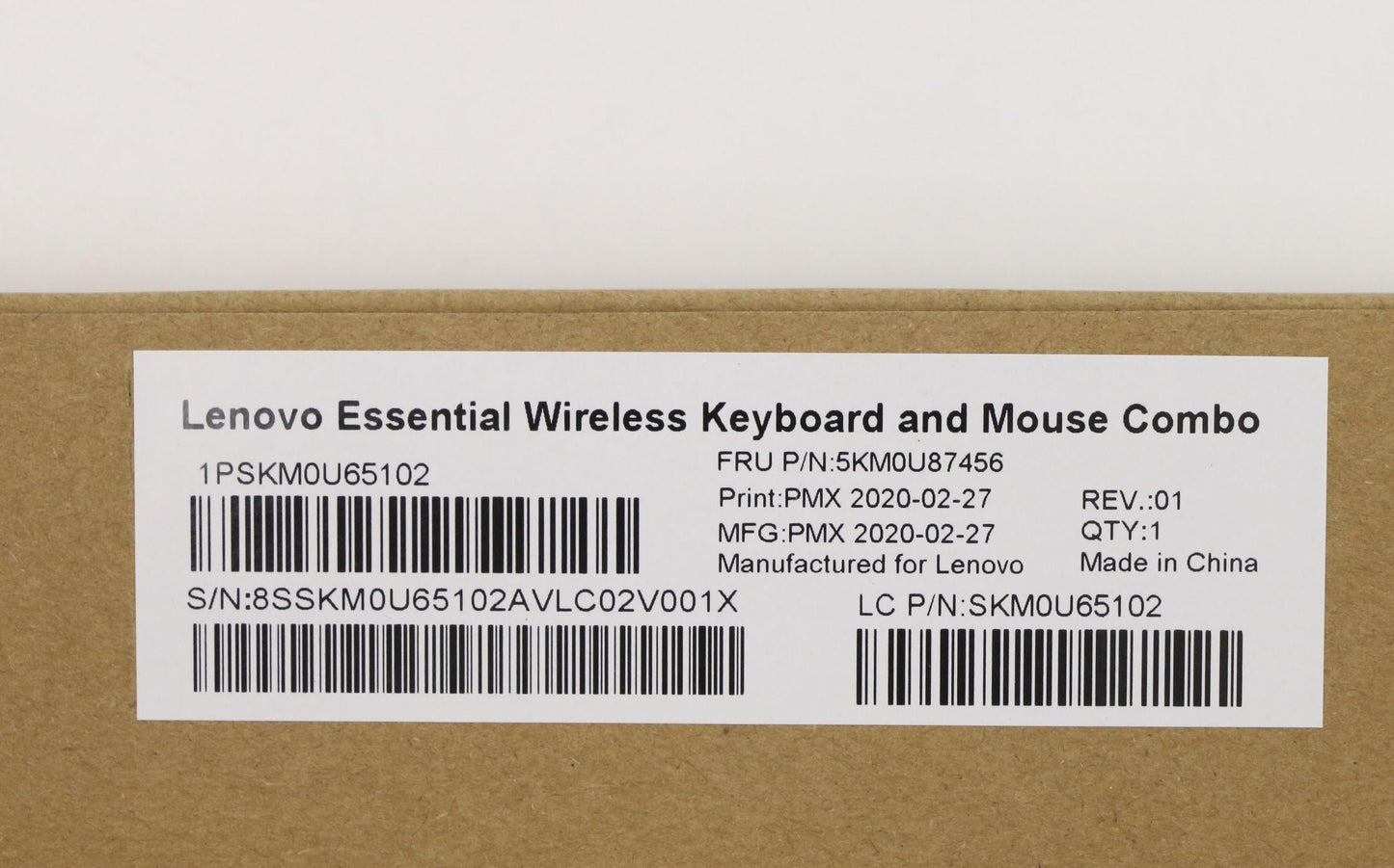 Lenovo Wl Km Gy Gyw Rus 441 Primax - 5KM0U87456