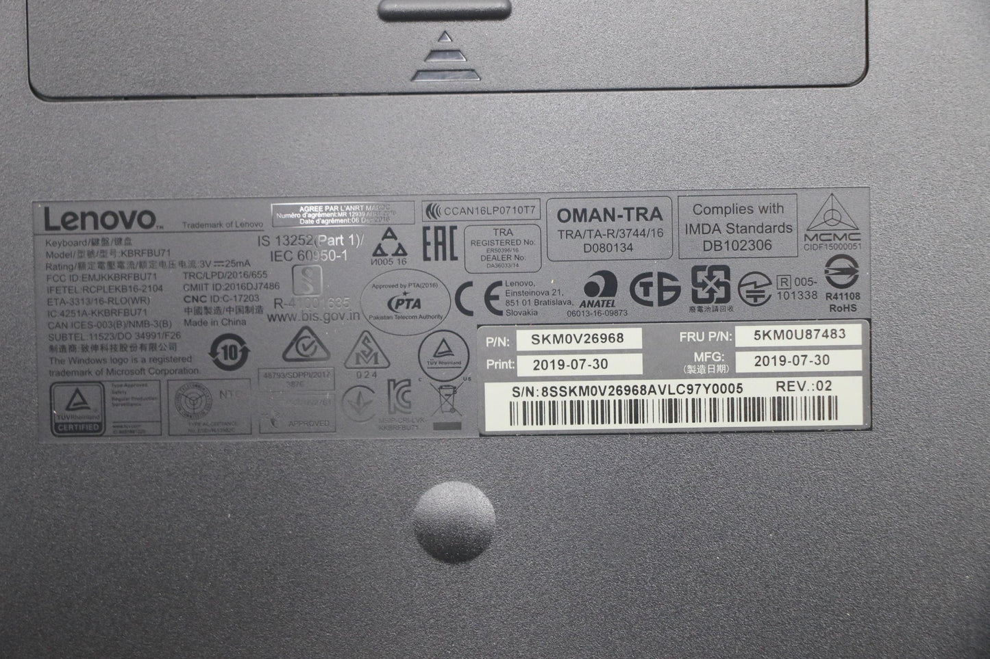 Lenovo Primax Rfbu71 2.4G Svg+C In - 5KM0U87483