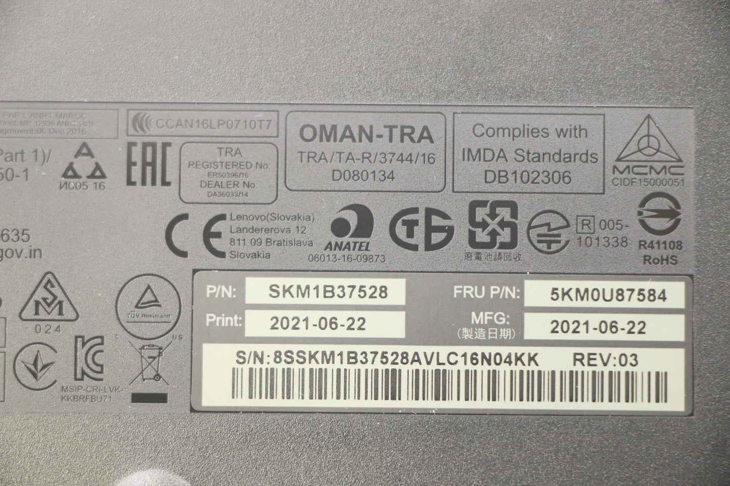 Lenovo Kyb_Mouse Primax R71_G2 2.4G B - 5KM0U87584