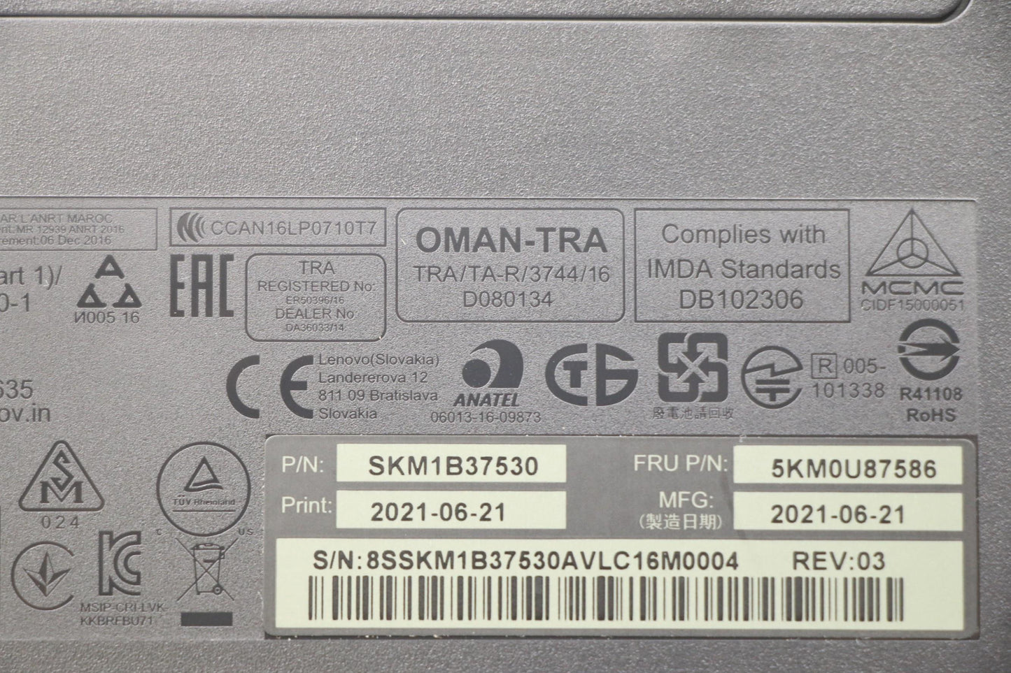 Lenovo Kyb_Mouse Primax R71_G2 2.4G B - 5KM0U87586