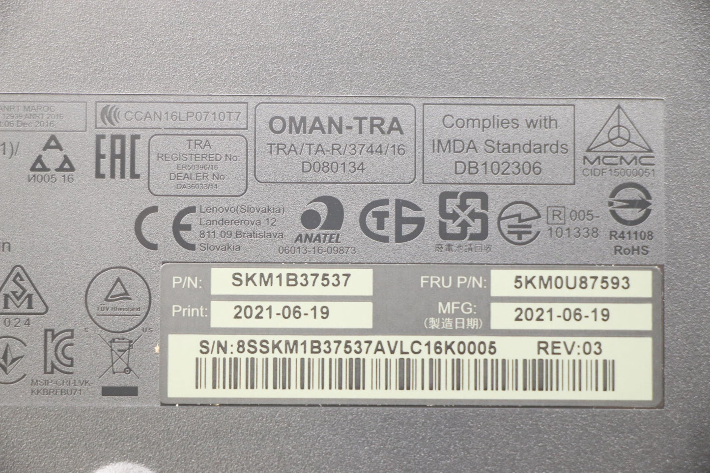 Lenovo Kyb_Mouse Primax R71_G2 2.4G B - 5KM0U87593