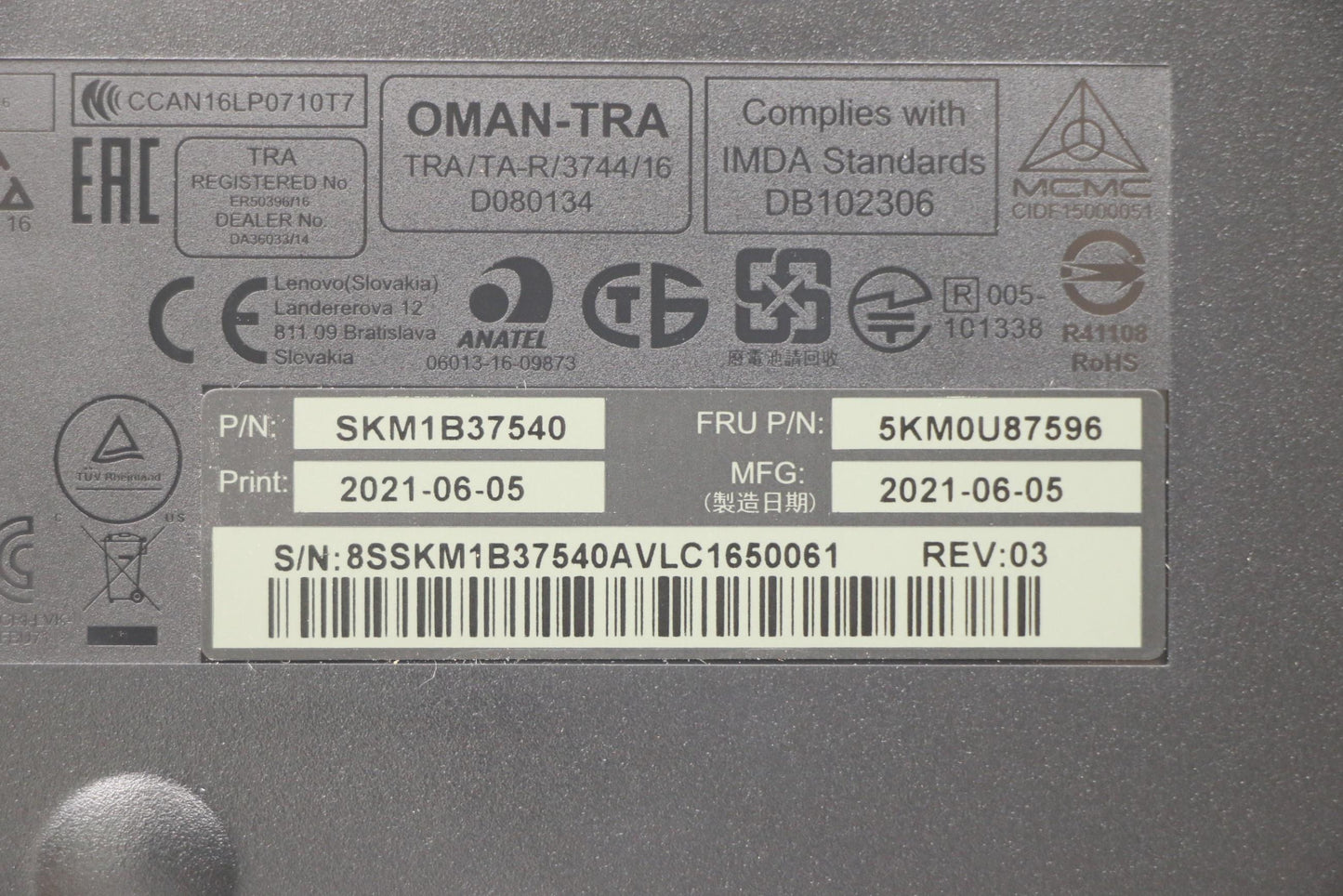 Lenovo Kyb_Mouse Primax R71_G2 2.4G B - 5KM0U87596