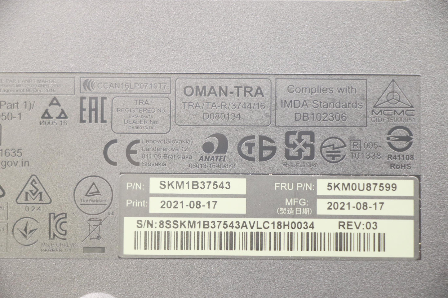 Lenovo Kyb_Mouse Primax R71_G2 2.4G B - 5KM0U87599