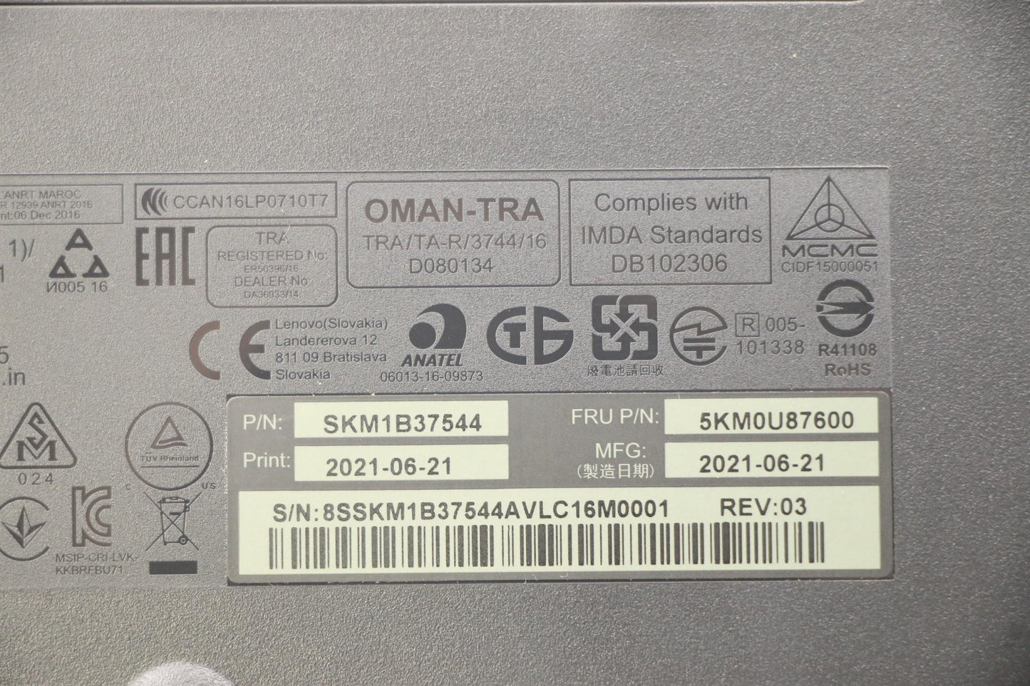 Lenovo Kyb_Mouse Primax R71_G2 2.4G B - 5KM0U87600