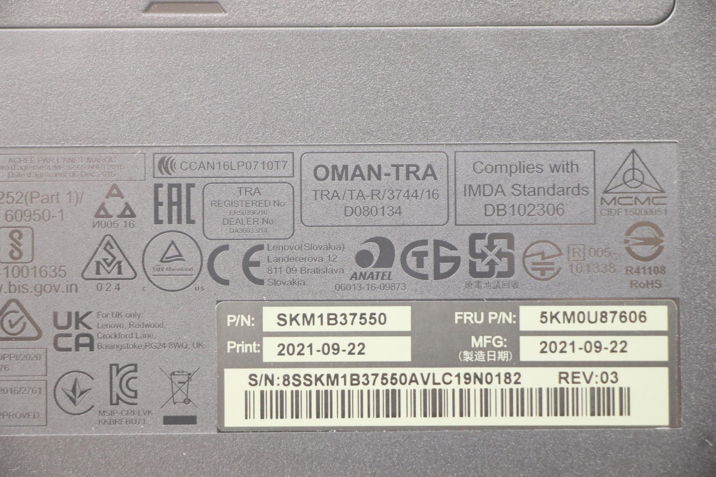 Lenovo Kyb_Mouse Primax R71_G2 2.4G B - 5KM0U87606