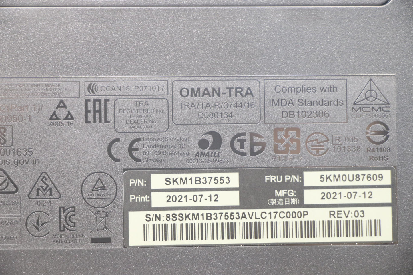 Lenovo Kyb_Mouse Primax R71_G2 2.4G B - 5KM0U87609