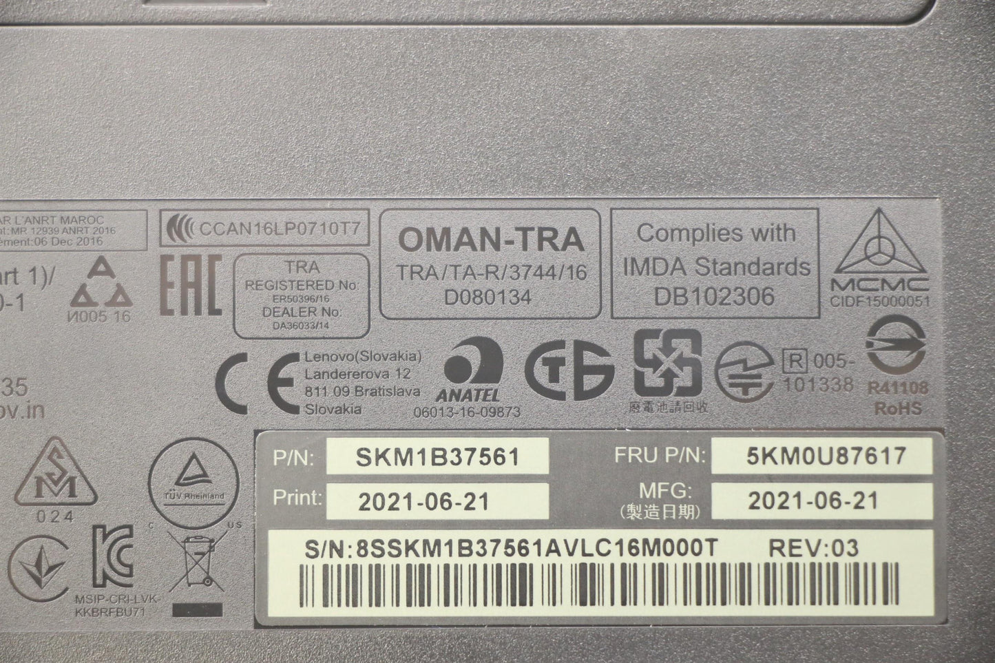 Lenovo Kyb_Mouse Primax R71_G2 2.4G B - 5KM0U87617