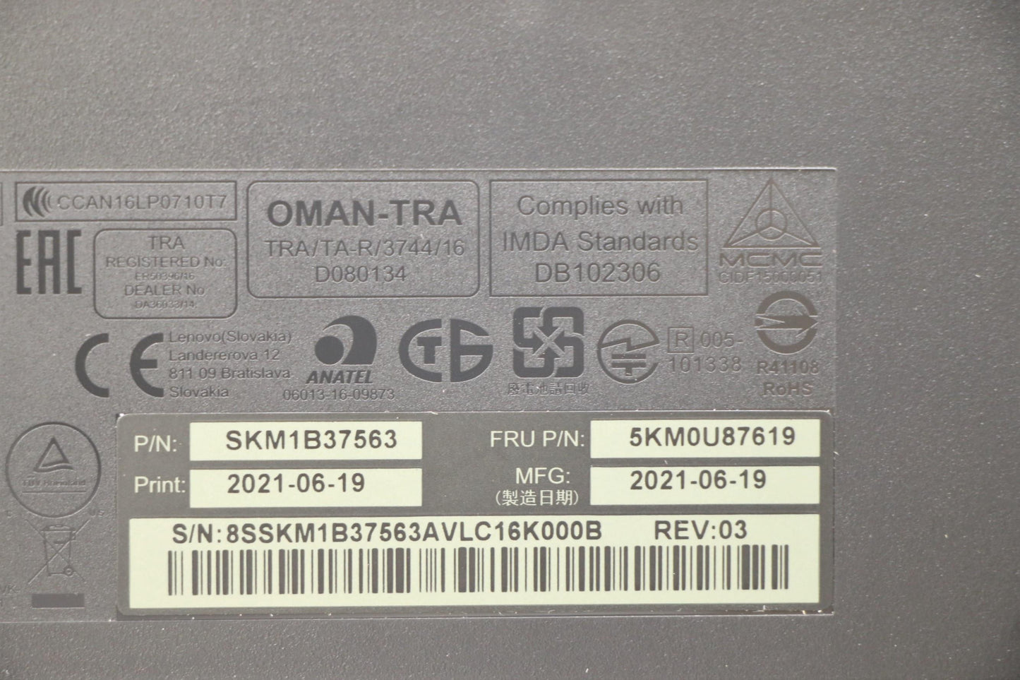 Lenovo Kyb_Mouse Primax R71_G2 2.4G B - 5KM0U87619