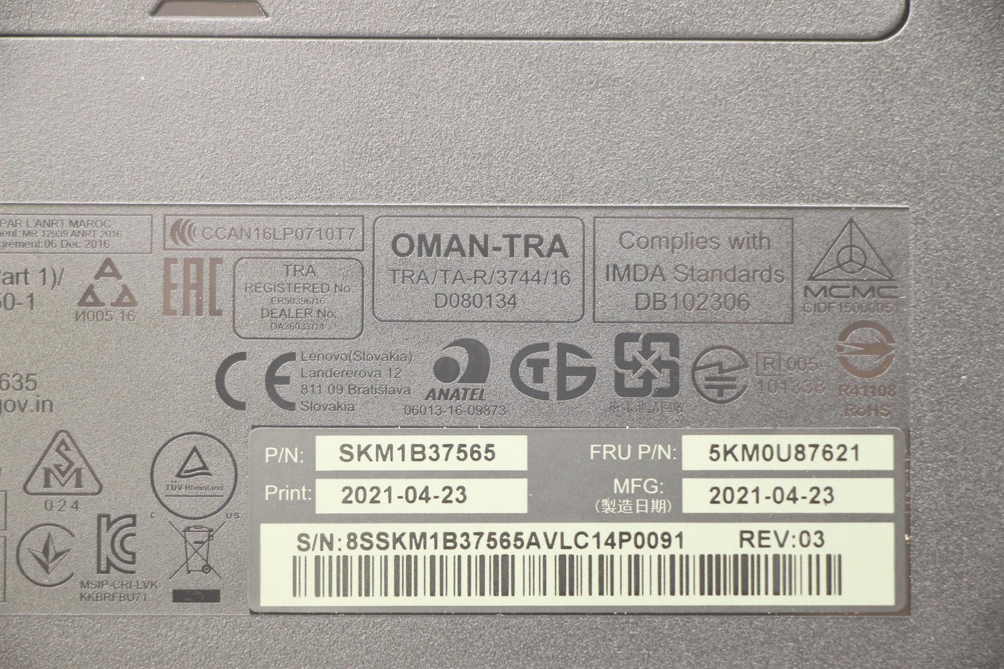 Lenovo Kyb_Mouse Primax R71_G2 2.4G B - 5KM0U87621