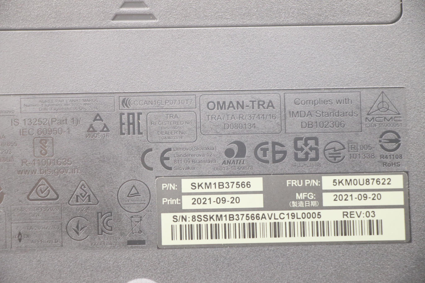 Lenovo Kyb_Mouse Primax R71_G2 2.4G B - 5KM0U87622
