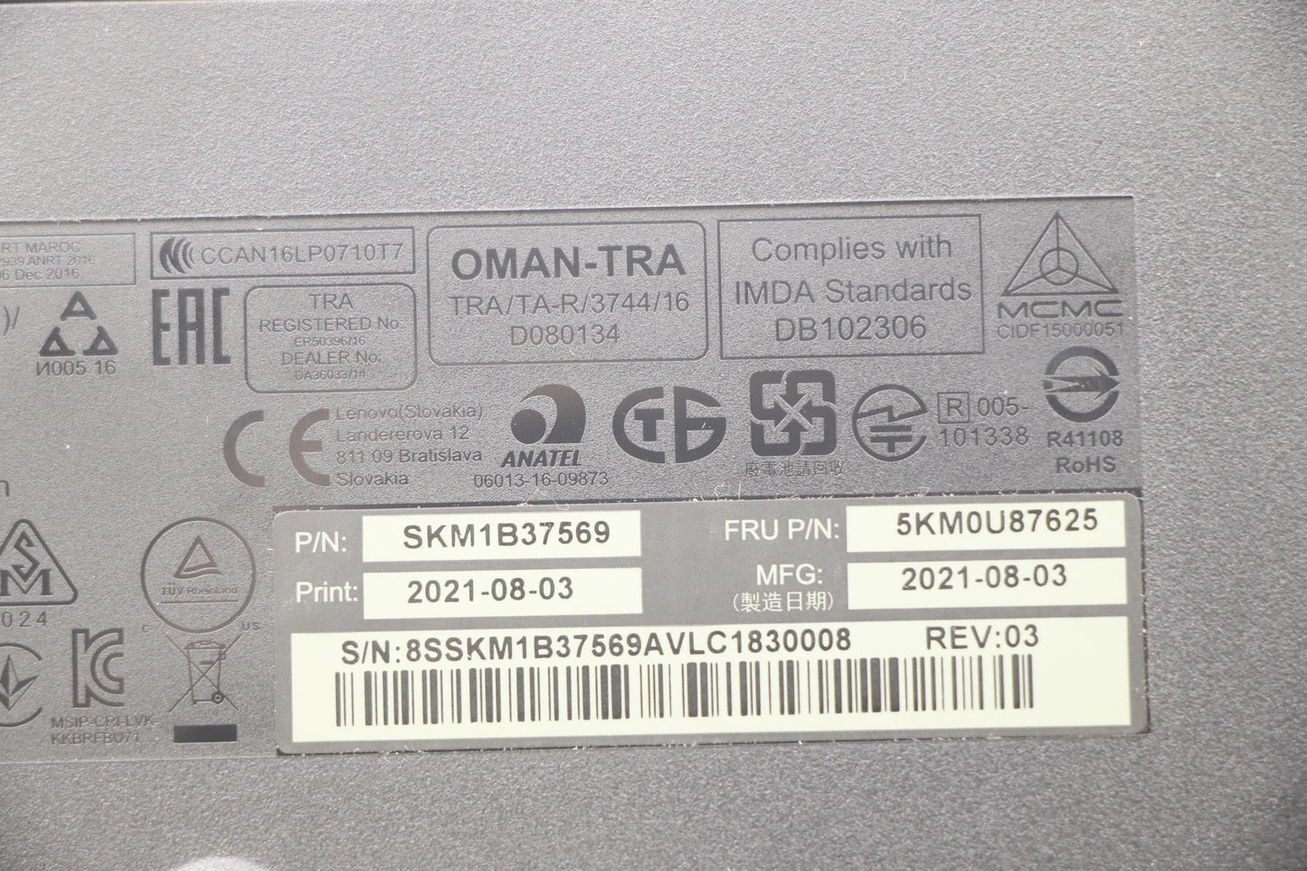 Lenovo Kyb_Mouse Primax R71_G2 2.4G B - 5KM0U87625