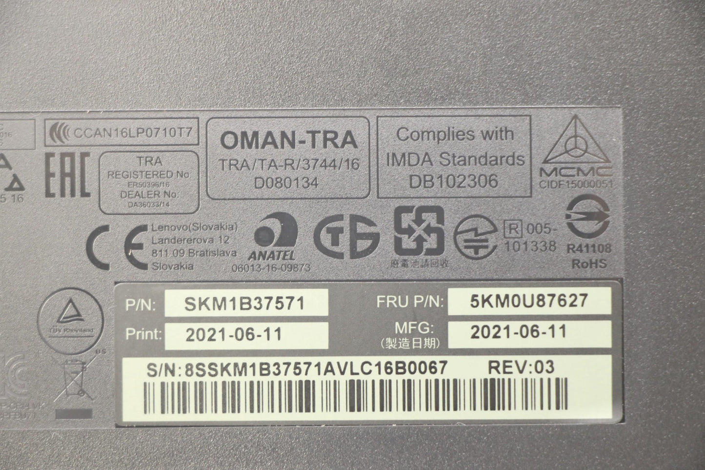 Lenovo Kyb_Mouse Primax R71_G2 2.4G B - 5KM0U87627