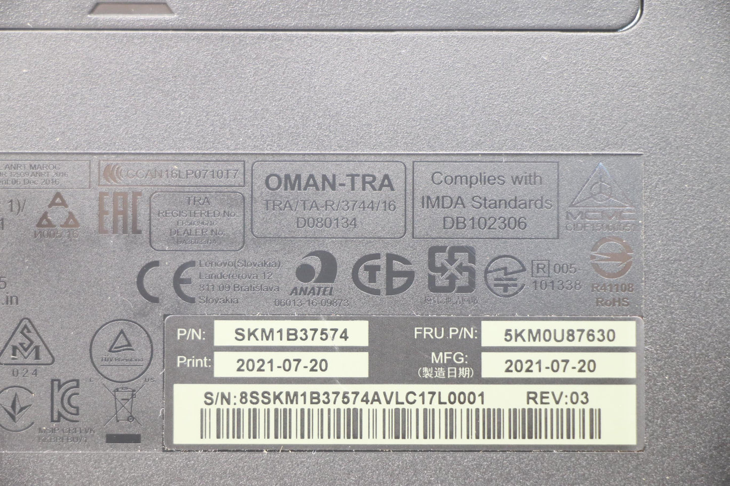 Lenovo Kyb_Mouse Primax R71_G2 2.4G B - 5KM0U87630