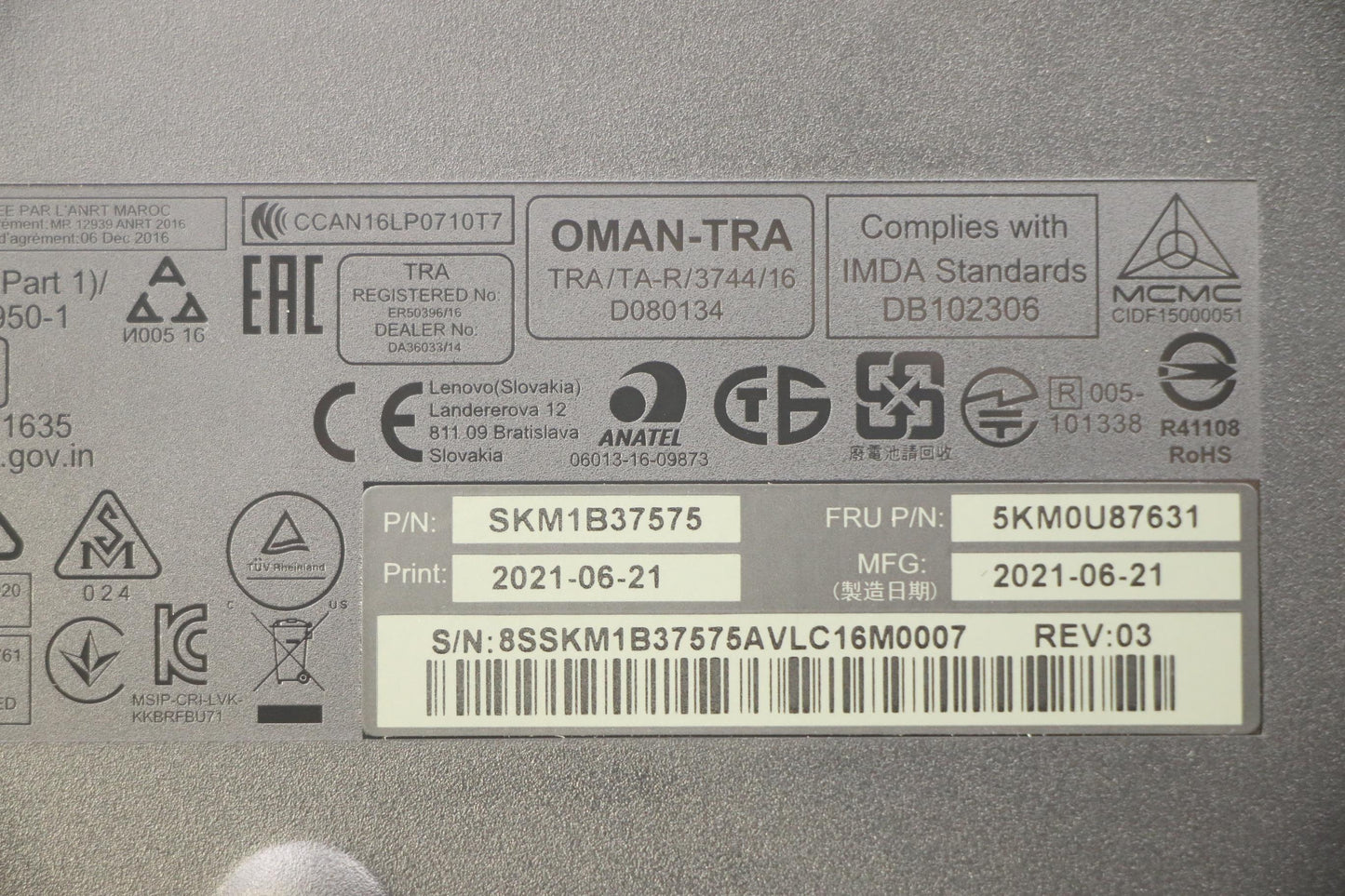 Lenovo Kyb_Mouse Primax R71_G2 2.4G B - 5KM0U87631