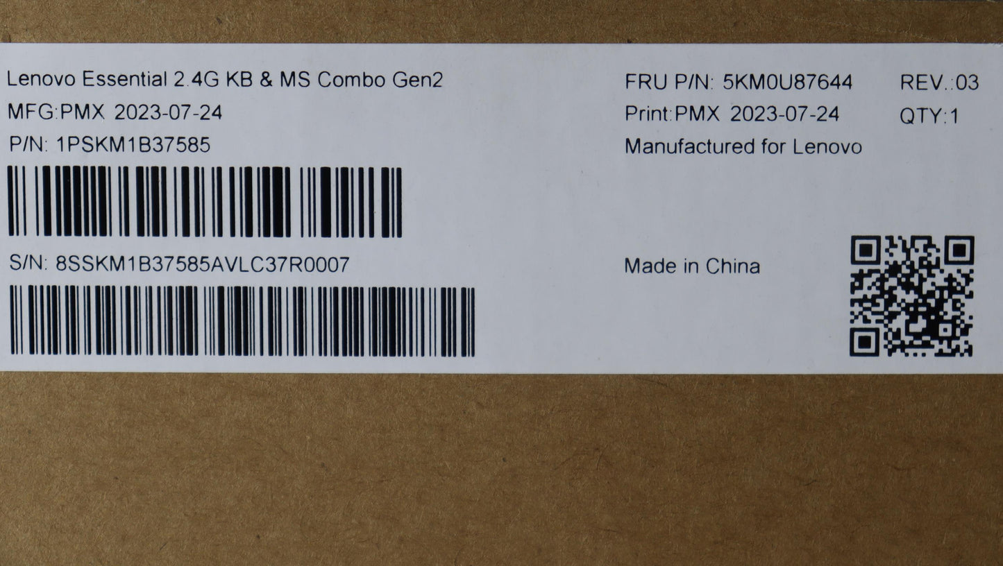 Lenovo Kyb_Mouse Wl Km Calliope Bk Nl - 5KM0U87644
