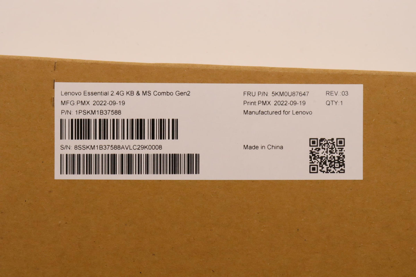 Lenovo Kyb_Mouse Wl Km Calliope Bk 05 - 5KM0U87647