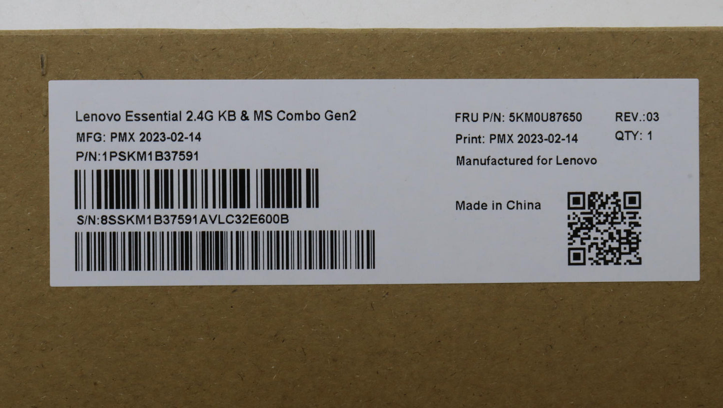 Lenovo Kyb_Mouse Wl Km Calliope Bk 45 - 5KM0U87650