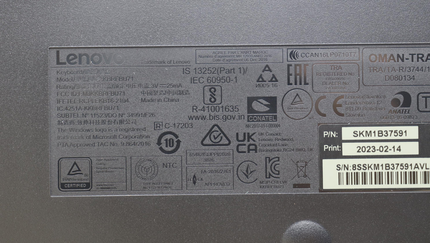 Lenovo Kyb_Mouse Wl Km Calliope Bk 45 - 5KM0U87650
