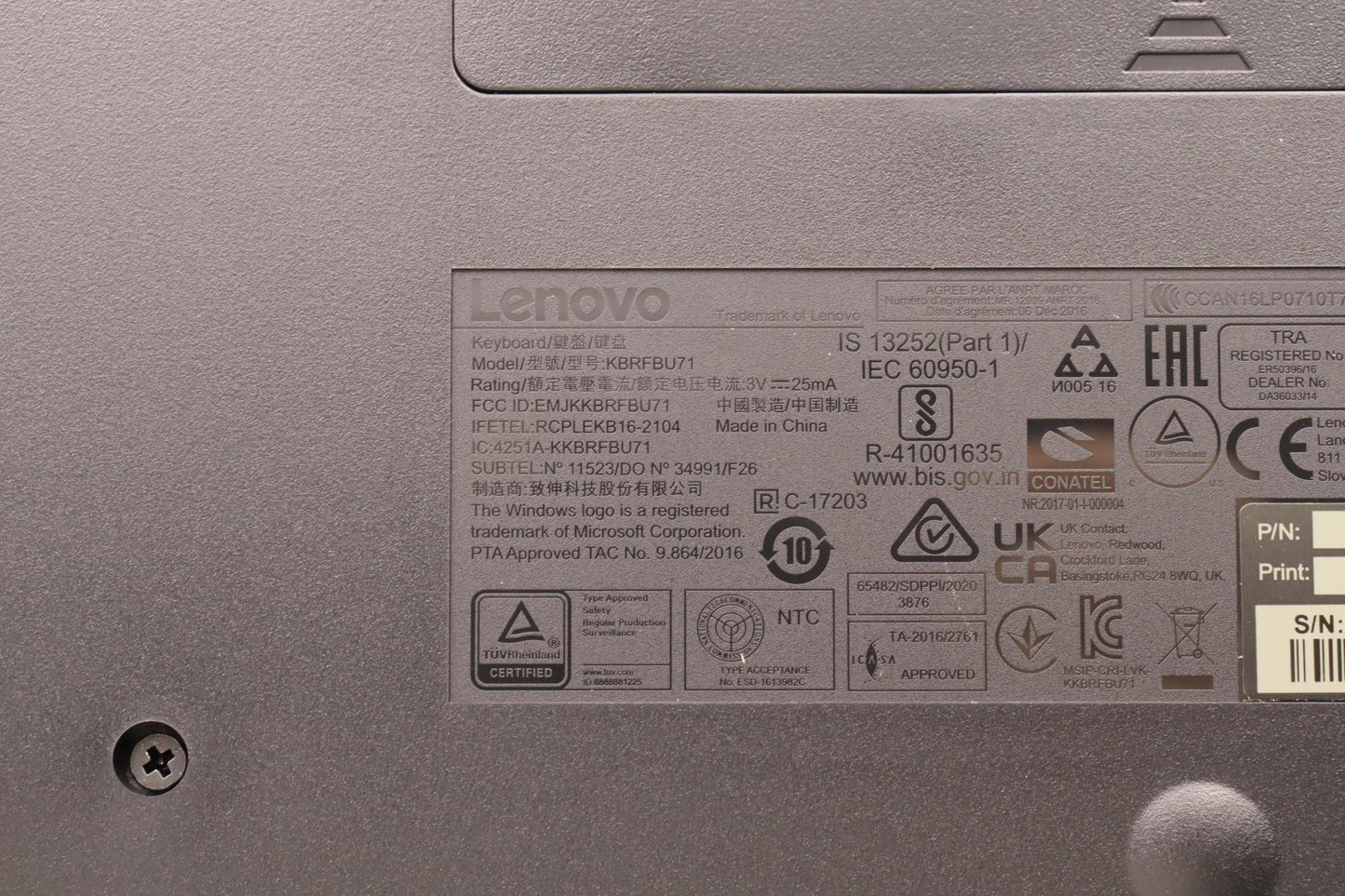 Lenovo Kyb_Mouse Wl Km Calliope Bk Hb - 5KM0U87651