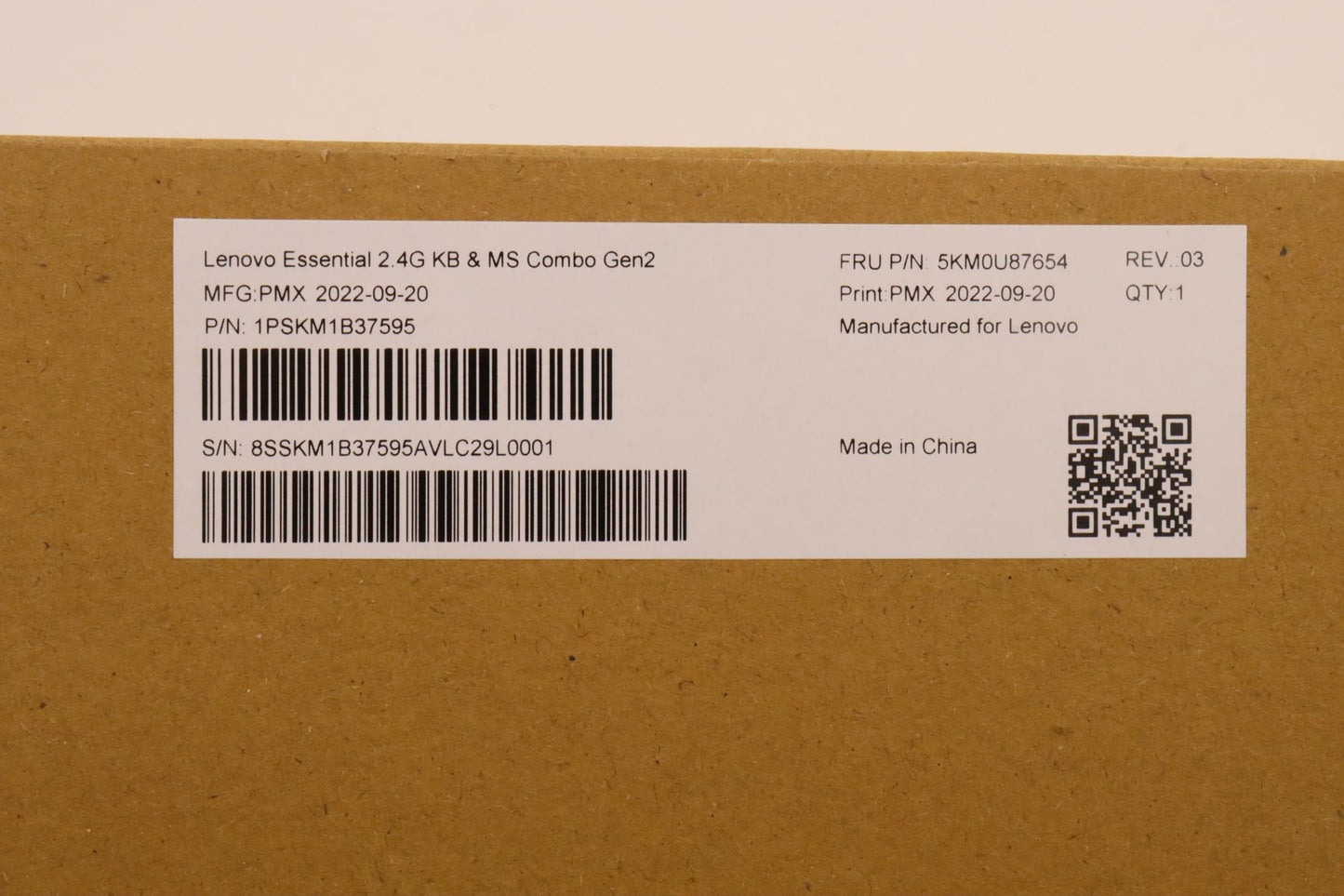 Lenovo Kyb_Mouse Wl Km Calliope Bk It - 5KM0U87654