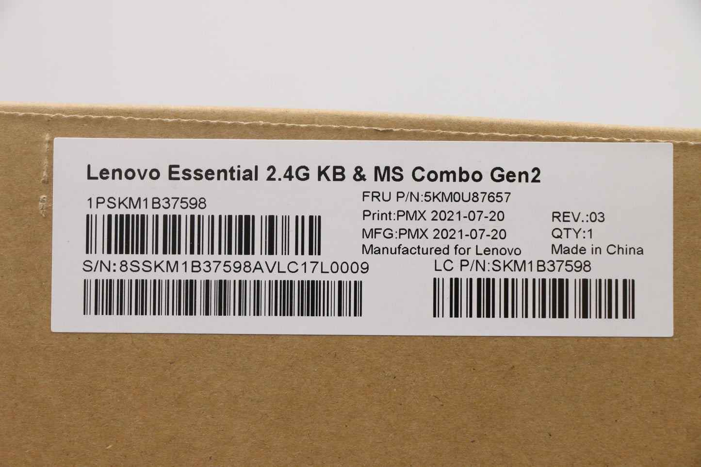 Lenovo Kyb_Mouse Wl Km Calliope Bk La - 5KM0U87657