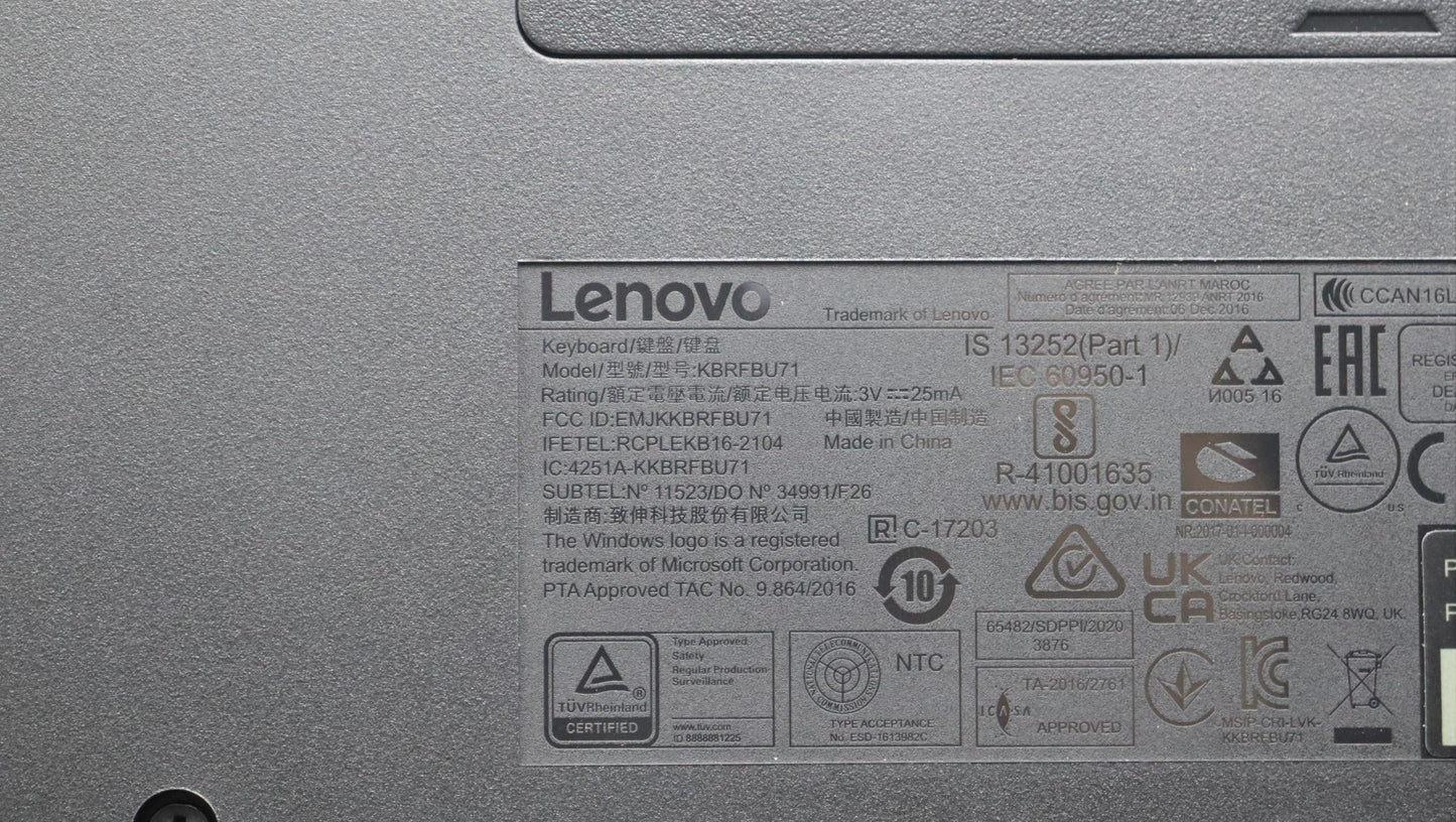 Lenovo Kyb_Mouse Wl Km Calliope Bk No - 5KM0U87658
