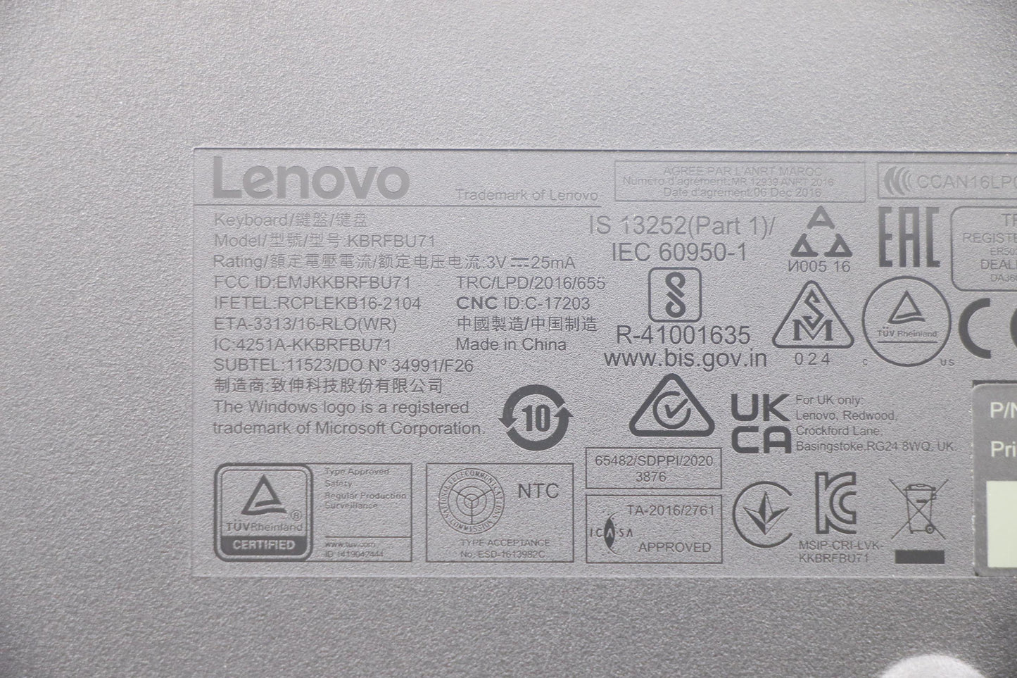 Lenovo Kyb_Mouse Wl Km Calliope Bk Sw - 5KM0U87666