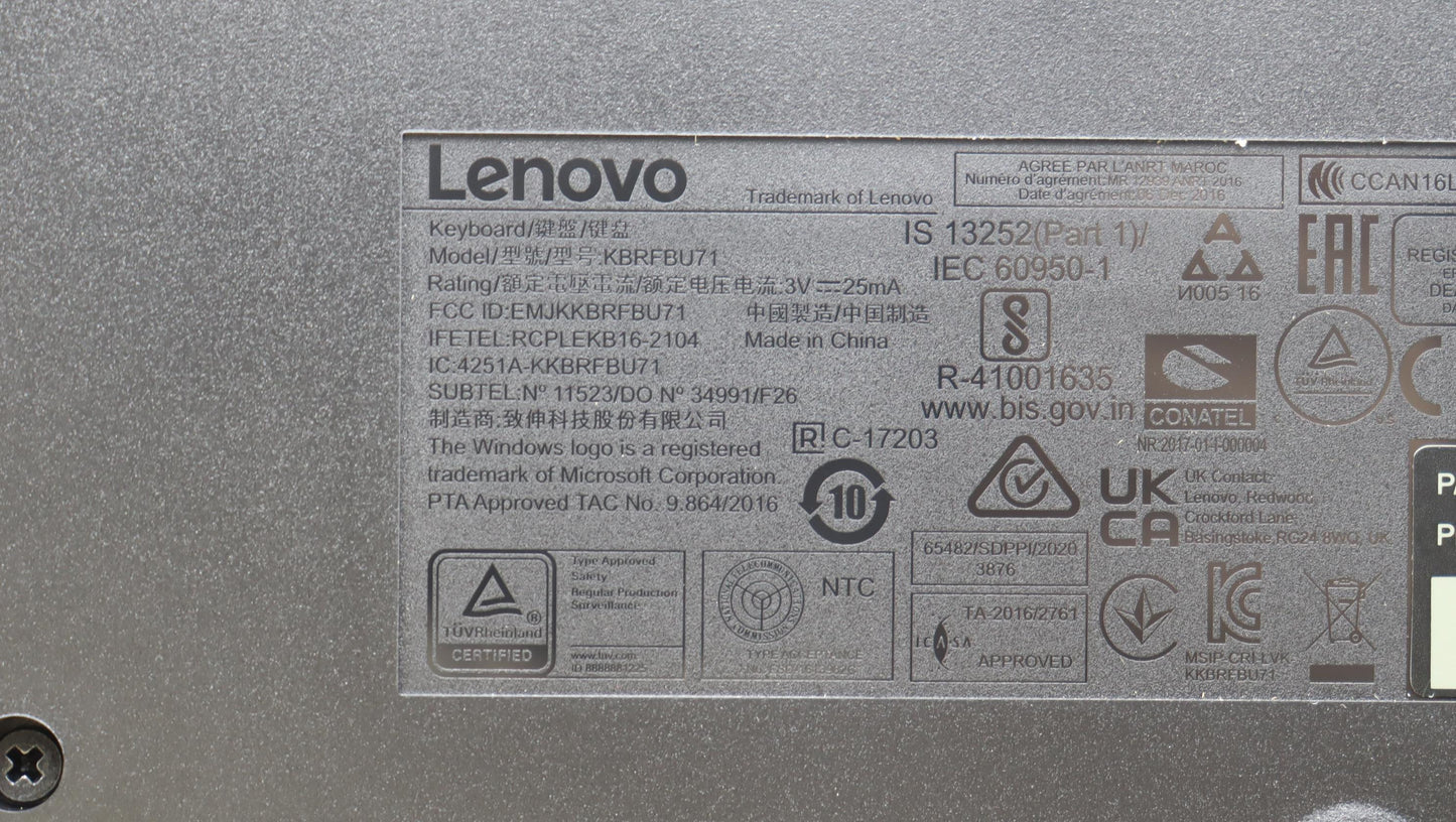 Lenovo Kyb_Mouse Wl Km Calliope Bk Sw - 5KM0U87667