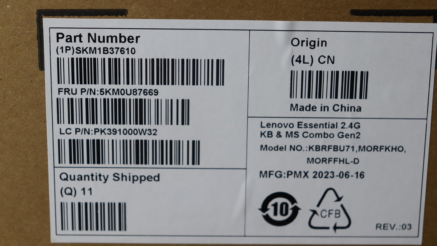 Lenovo Kyb_Mouse Wl Km Calliope Bk 44 - 5KM0U87669