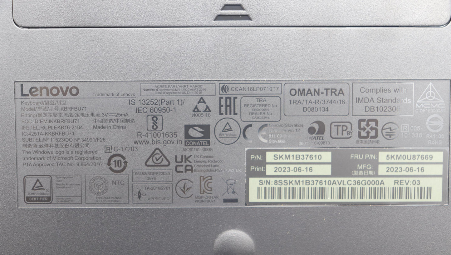 Lenovo Kyb_Mouse Wl Km Calliope Bk 44 - 5KM0U87669